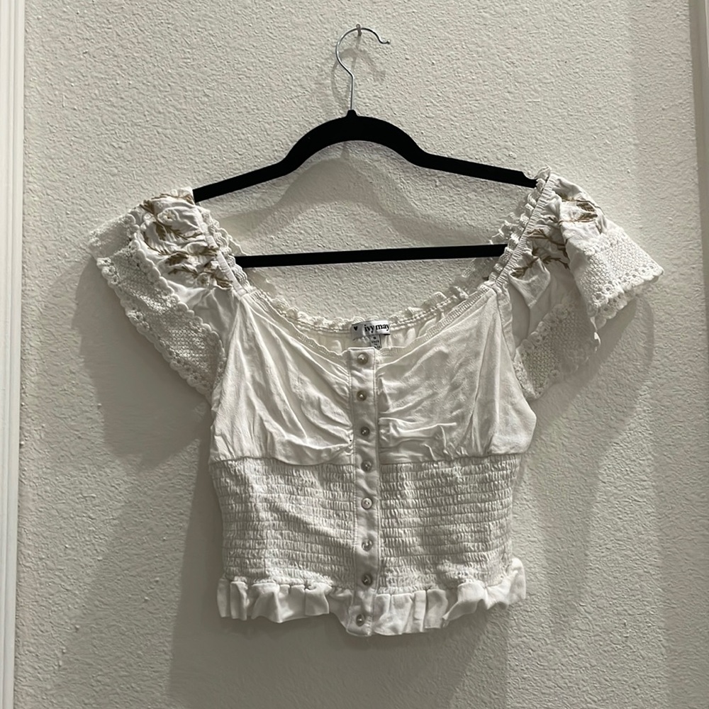 Forever 21 S Off the Shoulder Crop Top